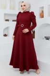 Ahu Elbise 7146 - Kırmızı