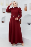 Ahu Elbise 7146 - Kırmızı