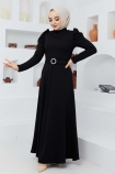 Ahu Elbise 7146 - Siyah
