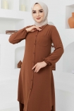 Tek Cepli Takım 7154 - Kahve