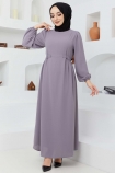 Beyza Elbise 7163 - Gri