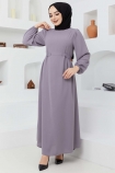 Beyza Elbise 7163 - Gri