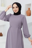 Beyza Elbise 7163 - Gri