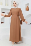 Beyza Elbise 7163 - Camel