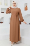 Beyza Elbise 7163 - Camel