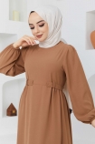 Beyza Elbise 7163 - Camel