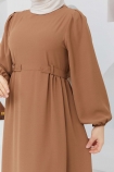Beyza Elbise 7163 - Camel