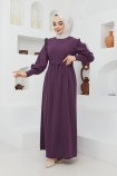 Ceylin Elbise 7068 - Mürdüm