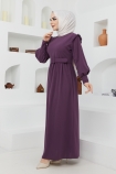 Ceylin Elbise 7068 - Mürdüm
