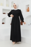 Ceylin Elbise 7068 - Siyah