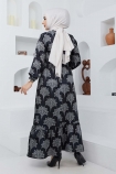 Üzüm Elbise 7262 - Siyah