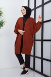 Likra Özellikli Hırka 0004 - Tarçın