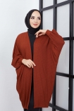 Likra Özellikli Hırka 0004 - Tarçın