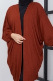 Likra Özellikli Hırka 0004 - Tarçın