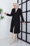Oylum Kaşe Kaban 0006 - Siyah