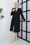 Oylum Kaşe Kaban 0006 - Siyah