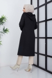 Oylum Kaşe Kaban 0006 - Siyah