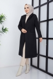 Oylum Kaşe Kaban 0006 - Siyah