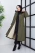 Yırtmaçlı Kaban 4450 - Haki