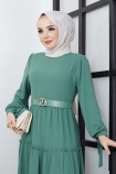 Kibar Elbise 7274 - Yeşil