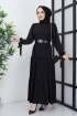Kibar Elbise 7274 - Siyah