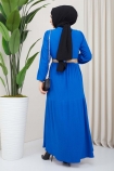 Bürümcük Elbise 4657 - Saks