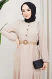 Bürümcük Elbise 4657 - Taş