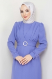 Işıltı Elbise 12343 - Lila