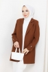 Apoletli Ceket 5005 - Kahve