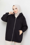 Şardonlu Hırka 4747 - Siyah