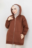 Şardonlu Hırka 4747 - Kahve