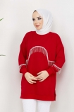 Evrim Sweat 2323 - Kırmızı