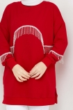Evrim Sweat 2323 - Kırmızı