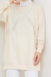 Evrim Sweat 2323 - Krem
