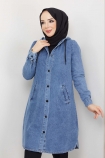 Kot Kap 6394 - Siyah Düğmeli