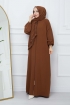 Tek Parça Namaz Elbisesi 4743 - Kahve