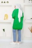 Moda İki İplik Sweat 2049 - Yeşil