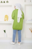 Moda İki İplik Sweat 2049 - Fıstık Yeşili