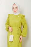 Seda Elbise - Yağ Yeşili