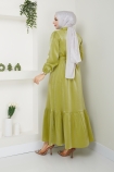 Yeşim Elbise - Yağ Yeşili
