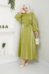 Betül Elbise - Yağ Yeşili