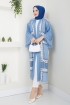 Mehtap Kimono - Mavi