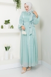 Begüm Elbise - Mint