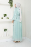 Begüm Elbise - Mint