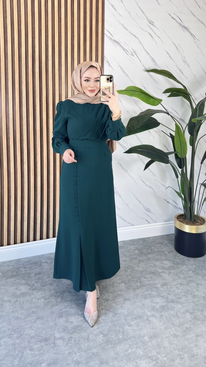 Gizem Elbise - Zümrüt