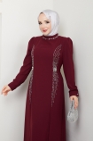 Ülkü Elbise - Bordo