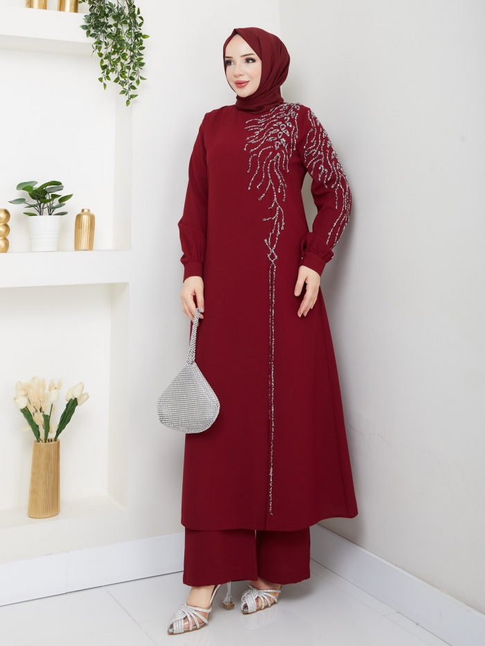 Cansel Takım - Bordo