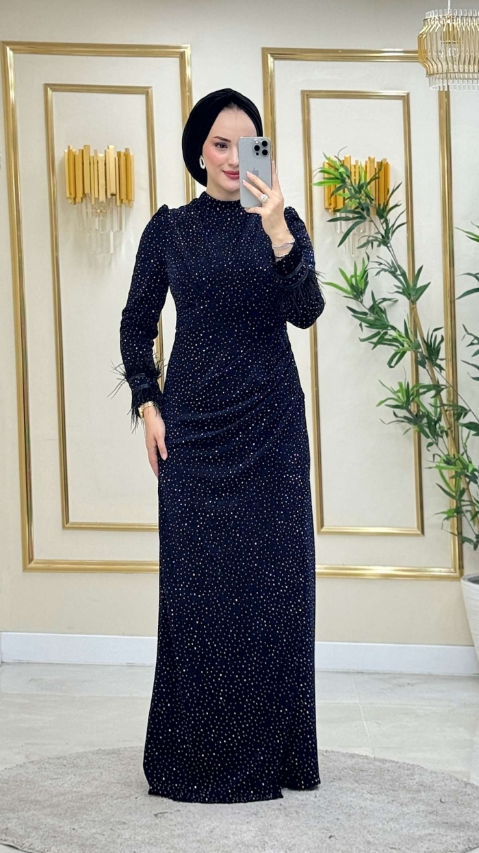 İlayda Elbise - Lacivert