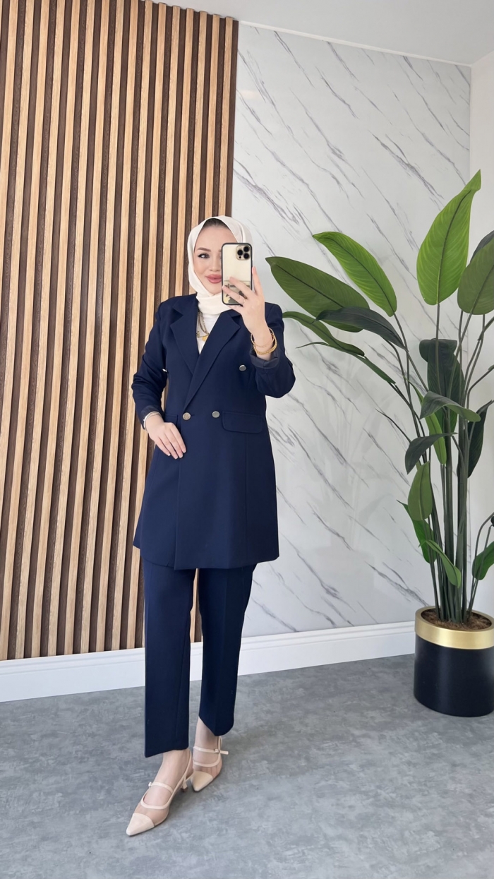 Beste Ceket Takım - Saks