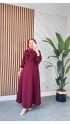 İlknur Elbise - Bordo